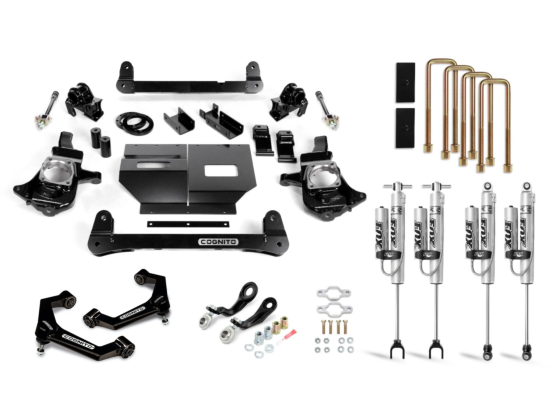 Cognito 11-19 Chevy/GMC Silverado/Sierra 2500/3500 HD 2WD/4WD 4in Perf Lift Kit w/ Fox PSRR 2.0