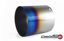 GReddy Burnt Titanium Tip (105mm Dia/120mm Length) for Revolution RS/RS-TI/RS-Race-1