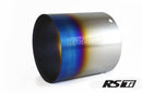 GReddy Burnt Titanium Tip 115mm Diameter 120mm Length (for Revolution RS/RS-TI/RS-Race) - 160 Rev RS-1