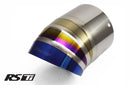 GReddy Burnt Titanium Turndown Tip 115mm Diameter 170mm Length (for Revolution RS / RS-TI / RS-Race)-1
