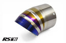 GReddy Burnt Titanium Turndown Universal Tip Diameter 105mm / Length 150mm-1