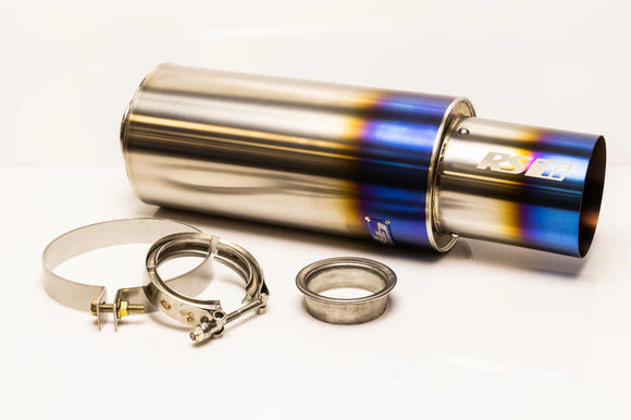 GReddy Universal 2.5in 3-Bolt Tip Revolution Ti Mufller