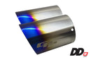 GReddy DD-R Burnt Titanium Tips L=150mm (Pair)-1