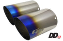 GReddy DD-R Burnt Titanium Tips L=170mm (Pair)-1