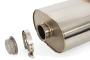 GReddy - Universal Titanium Oval Muffler 2.5in ID Muffler Inlet-3