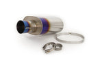 GReddy - Universal Titanium Oval Muffler 2.5in ID Muffler Inlet-1