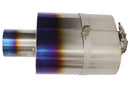 GReddy - Universal Titanium Oval Muffler 2.5in ID Muffler Inlet-4