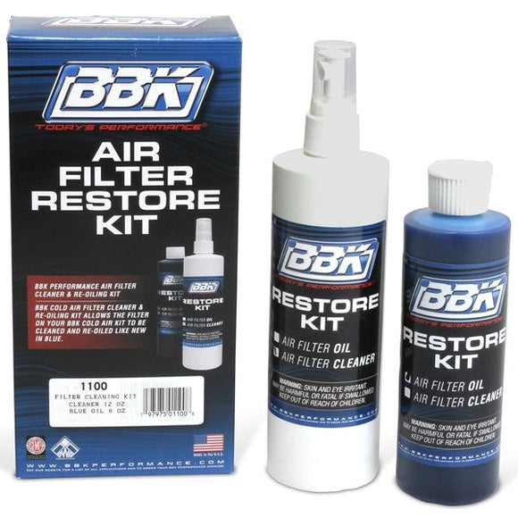 BBK BBK Cold Air Filter Restore Cleaner And Re-Oil Kit