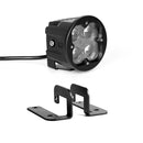 XK Glow Round XKchrome 20w LED Cube Light w/ RGB Accent Kit w/ Controller/Fog Mount- Fog Beam 2pc-1