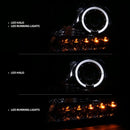 ANZO 2004-2008 Ford F-150 Projector Headlights w/ Halo and LED Chrome-2