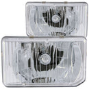 ANZO 1988-1989 Nissan Hardbody Crystal Headlights Chrome-1