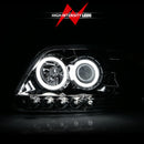 ANZO 1997.5-2003 Ford F-150 Projector Headlights w/ Halo Chrome 1pc-3
