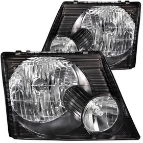 ANZO 2002-2005 Ford Explorer Crystal Headlights Black