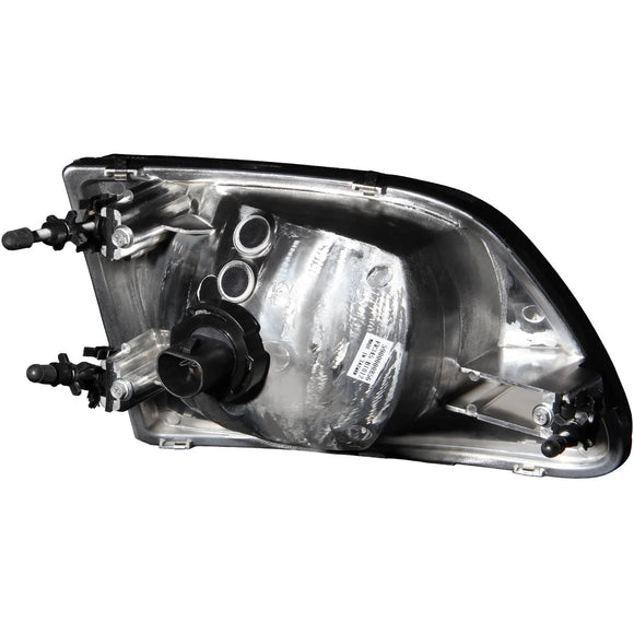 ANZO 1997.5-2003 Ford F-150 Crystal Headlights Black G2