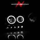 ANZO 1997-2003 Ford F-150 Projector Headlights w/ Halo Black (CCFL)-3