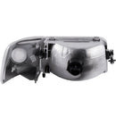 ANZO 1993-1997 Ford Ranger Crystal Headlights Chrome w/ Corner Lights 2pc-2