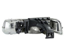ANZO 1999-2002 Chevrolet Silverado 1500 Crystal Headlights Black-2