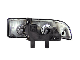 ANZO 1998-2005 Chevrolet S-10 Crystal Headlights Black - 0