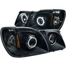 ANZO 1998-2007 Lexus Lx470 Projector Headlights w/ Halo Black (CCFL)-1