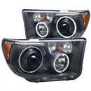 ANZO 2007-2013 Toyota Tundra Projector Headlights w/ Halo Black (CCFL)-1