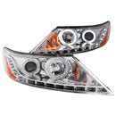 ANZO 2011-2013 Kia Sorento Projector Headlights w/ Halo Chrome (CCFL)-1