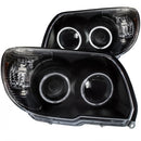 ANZO 2006-2009 Toyota 4Runner Projector Headlights w/ Halo Black-1