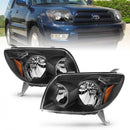 ANZO 2003-2005 Toyota 4Runner Crystal Headlights Black-1