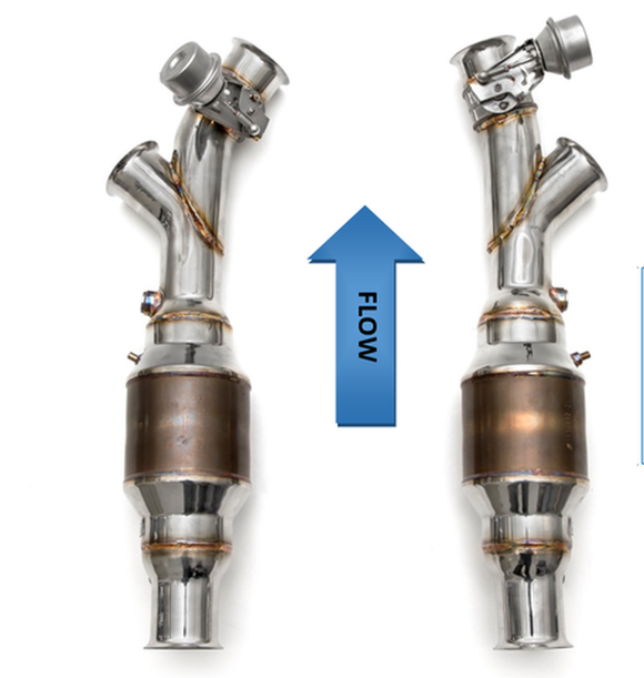 Fabspeed Lamborghini Murcielago Primary Sport Catalytic Converters (2001-2010)