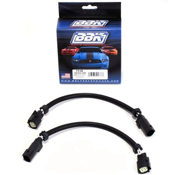 BBK 18-20 Ford Mustang GT O2 Sensor Wire Harness Extensions 16in (Pair)