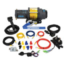 Superwinch 2500 LBS 12V DC 3/16in x 40ft Synthetic Rope Terra 2500SR Winch - Gray Wrinkle-2
