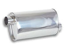 Vibrant StreetPower Oval Muffler 5in x 9in x 15in - 2.25in inlet/outlet (Offset-Offset Same Side)-1
