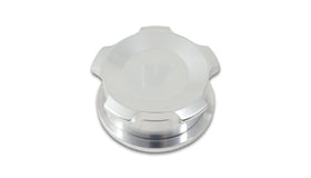 Vibrant 2in OD Aluminum Weld Bungs w/ Polished Aluminum Threaded Cap (incl. O-Ring)