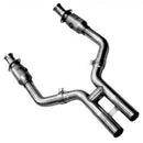 Kooks 1-5/8" Header and Catted (H) Connection Kit. 2005-2010 Mustang GT 4.6L 3V-2