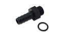 Vibrant Aluminum Male -6AN ORB to 5/16in Barb w/O-Ring - Anodized Black-1