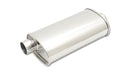 Vibrant StreetPower Oval Muffler 3.50in Inlet/Outlet (Offset-Center)-1
