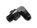 Vibrant -4AN to 1/8in NPT Male Swivel 90 Degree Adapter Fitting-1