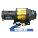 Superwinch 3500 LBS 12V DC 7/32in x 32ft Synthetic Rope Terra 3500SR Winch - Gray Wrinkle-1