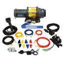 Superwinch 3500 LBS 12V DC 7/32in x 32ft Synthetic Rope Terra 3500SR Winch - Gray Wrinkle-2