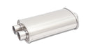 Vibrant StreetPower Oval Muffler 5in x 9in x 15in - 3in inlet/Dual Outlet (Center In - Dual Out)-1