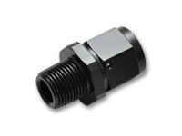 Vibrant -10AN to 1/2in NPT Female Swivel Straight Adapter Fitting
