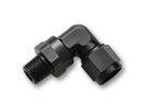 Vibrant -4AN to 1/8in NPT Female Swivel 90 Degree Adapter Fitting-1