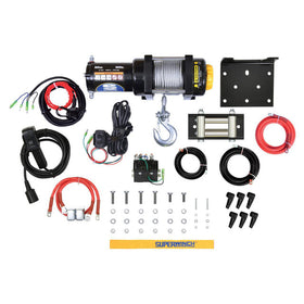 Superwinch 4000 LBS 12V DC 3/16in x 50ft Steel Rope LT4000 Winch - 0