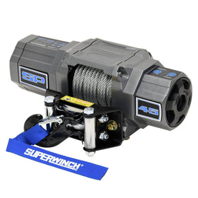 Superwinch 4500 LBS 12V DC 15/64in x 40ft Steel Rope Roller Fairlead SP 45 Winch - 0