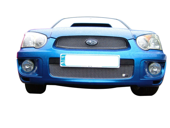 Zunsport Subaru Impreza Blob Eye Full Front Grille Set - Silver finish