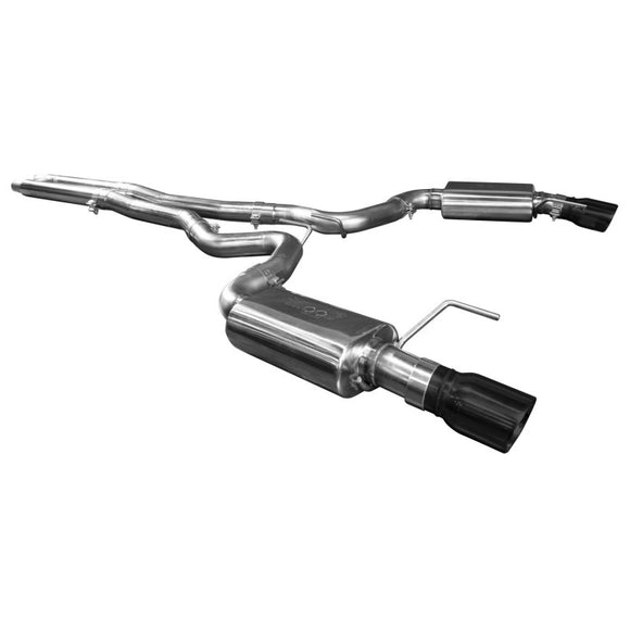 Kooks 3" Cat-Back (H-Pipe) w/Black Tips. 2015-2017 Mustang GT 5.0L. Connects to OEM.