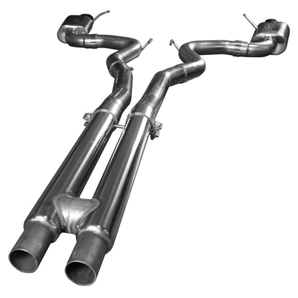 Kooks 3" Cat-Back (H-Pipe) w/Black Tips. 2015-2017 Mustang GT 5.0L. Connects to OEM.