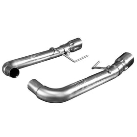 Kooks 3" SS Muffler Delete Axle-Back Exhaust w/SS Tips. 2015-2017 Mustang 5.0L. - 0