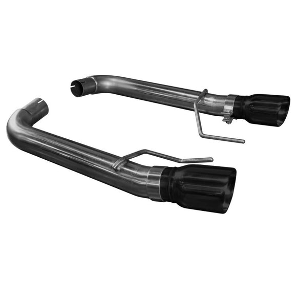 Kooks 3" SS Muffler Delete Axle-Back Exhaust w/Black Tips. 2015-2017 Mustang 5.0L.