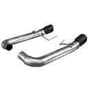 Kooks 3" SS Muffler Delete Axle-Back Exhaust w/Black Tips. 2015-2017 Mustang 5.0L.-2