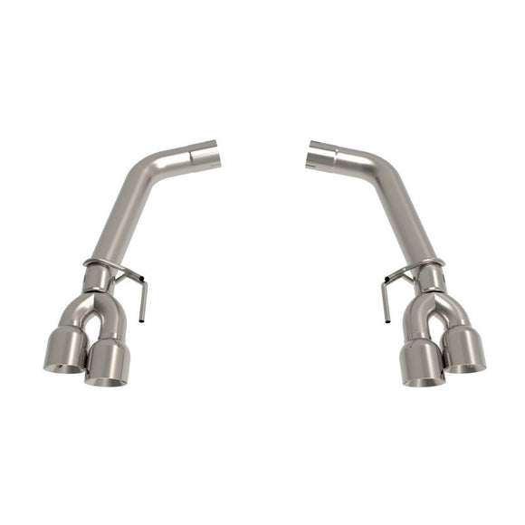 Kooks 3" SS Muffler Delete Axle-Back Exhaust w/SS Tips. 2018-2020 Mustang 5.0L.